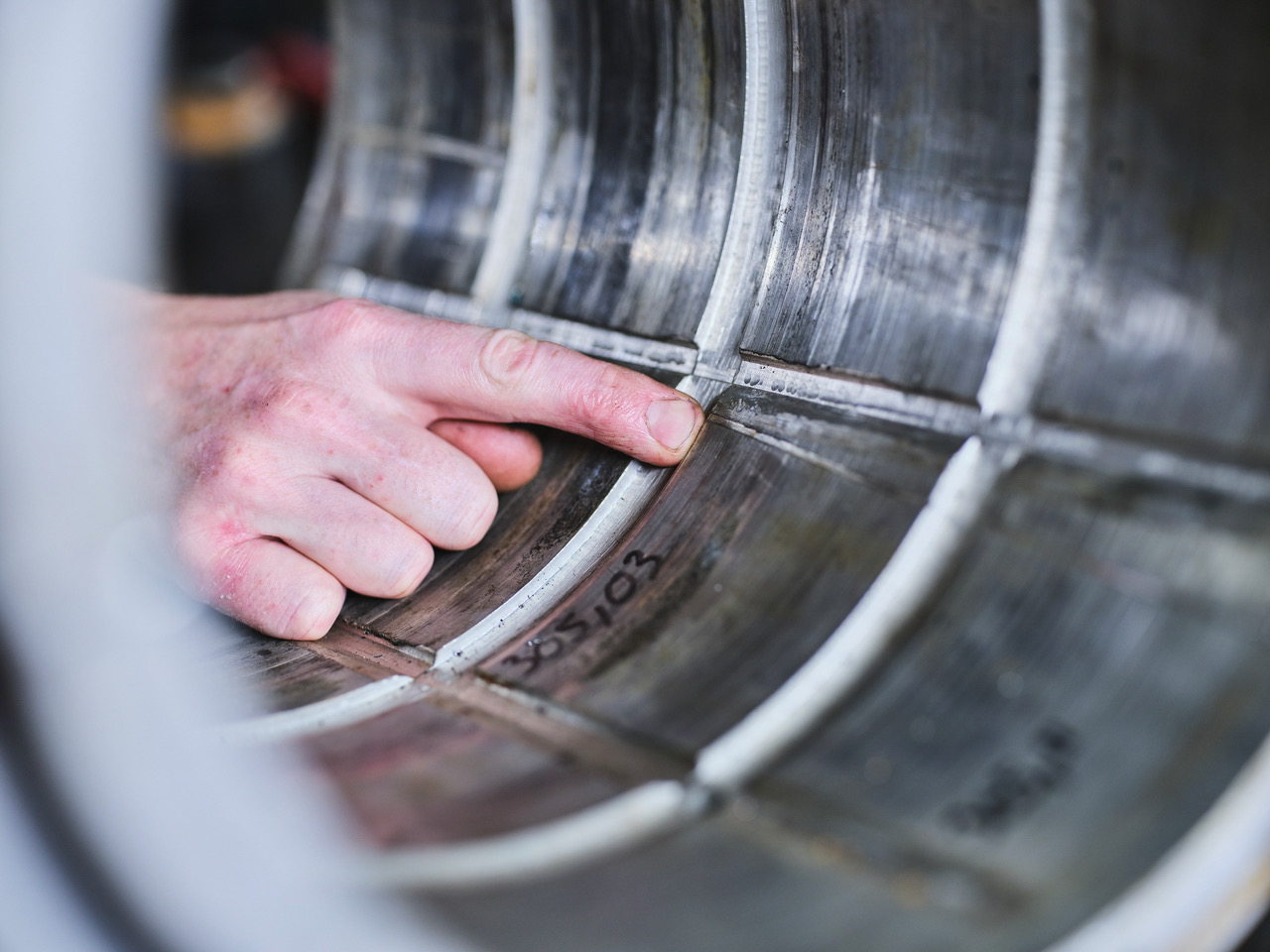 Renovering av babbitslager och vitmetall 